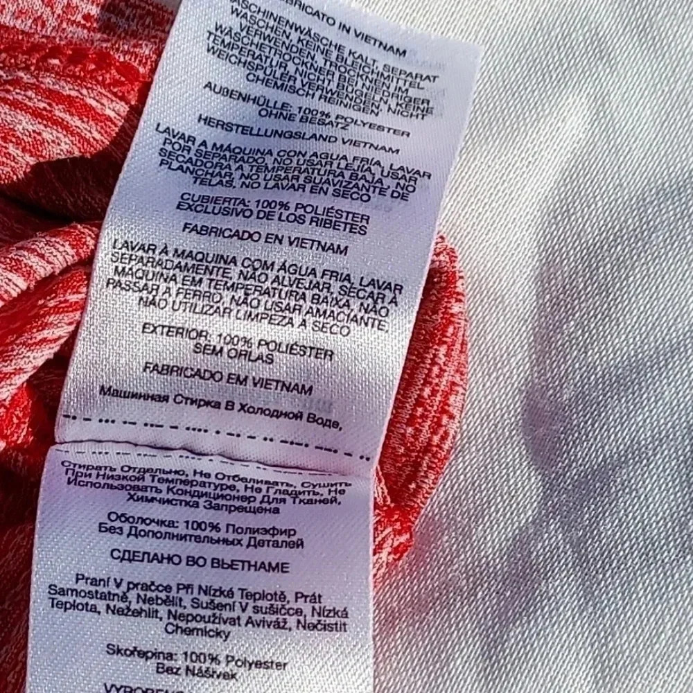 Columbia Red & White Tee Shirt XL - Picture 12 of 14